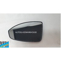 HOLDEN CRUZE JG/JH - 5/2009 to 12/2016 - PASSENGERS - LEFT SIDE MIRROR -FLAT GLASS ONLY - WITH BACKING, J300NB G/HOLDER, LH R1400