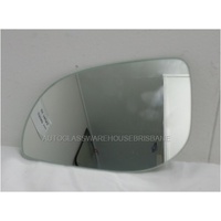 HYUNDAI i20 PB - 7/2010 to 10/2015 - HATCH - LEFT SIDE MIRROR - FLAT GLASS ONLY - 170mm WIDE  X 115mm TALL
