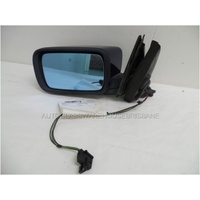 BMW 5 SERIES E39 - 5/1996 to 1/2003 - 4DR WAGON - LEFT SIDE MIRROR - ELECTRIC - BLUE