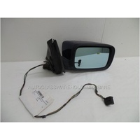 BMW 5 SERIES E39 - 5/1996 to 1/2003 - 4DR WAGON - RIGHT SIDE MIRROR - ELECTRIC - BLUE
