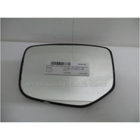 HONDA ACCORD CP - 2/2008 to 5/2013 - 4DR SEDAN - LEFT SIDE MIRROR - FLAT GLASS ONLY WITH BACKING - 185mm WIDE X 129mm HIGH