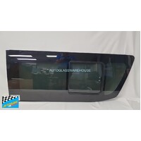suitable for TOYOTA HIACE ZX H30 - 6/2019 to CURRENT - SLWB (MAXI) VAN - DRIVERS - RIGHT SIDE FRONT SLIDING ASSEMBLY - PRIVACY - 1426 X 593 (DOT)