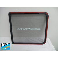 suitable for TOYOTA HIACE H30 ZR LWB - 6/2019 TO CURRENT - TRADE VAN - LEFT/RIGHT REAR SLIDING WINDOW MESH (DOT) 400X355 (SUITS SKU 183156_1 & 183157_
