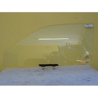 HYUNDAI EXCEL X3 - 9/1994 to 4/2000 - 3DR HATCH - PASSENGERS - LEFT SIDE FRONT DOOR GLASS - CLEAR