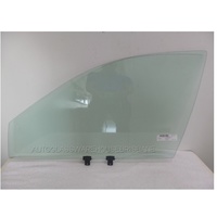 HYUNDAI LANTRA J2 - 8/1995 to 7/2000 - 4DR SEDAN/WAGON - PASSENGERS - LEFT SIDE FRONT DOOR GLASS - GREEN