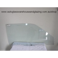 MAZDA 121 DA10 - 3/1987 to 12/1990 - 3DR HATCH - DRIVERS - RIGHT SIDE FRONT DOOR GLASS- DRIVERS - RIGHT SIDE FRONT DOOR GLASS