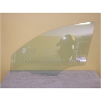 MAZDA 3 BK - 1/2004 to 6/2006 - 4DR SEDAN/5DR HATCH - PASSENGERS - LEFT SIDE FRONT DOOR GLASS - SMALLER HOLE 11MM