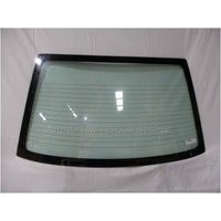 MAZDA 626 GF - 8/1997 to 8/2002 - 4DR SEDAN - REAR WINDSCREEN GLASS - GREEN - 1250 X 725