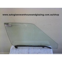 MITSUBISHI SIGMA GJ/GK/GN - 4DR SEDAN 3/82>1987 - RIGHT SIDE FRONT DOOR GLASS