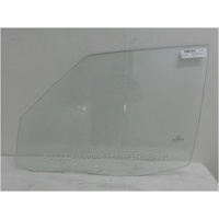 MITSUBISHI SIGMA GJ/GK/GN - 3/1982 to 1987 - 4DR SEDAN - LEFT SIDE FRONT DOOR GLASS (2 holes)