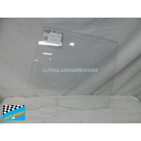 NISSAN PINTARA U12 - 4DR SEDAN 11/89>1992 - LEFT SIDE REAR DOOR GLASS -(back edge 415mm)