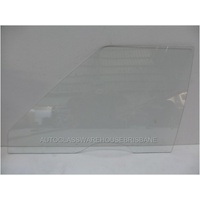 FORD CORTINA TC - 1970 to 1973 - 4DR SEDAN - PASSENGERS - LEFT SIDE FRONT DOOR GLASS - NO HOLES - CLEAR