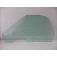 FORD FALCON XA/XB/XC - 1972 TO 1978 - UTE/PANEL VAN - PASSENGERS - LEFT SIDE FRONT DOOR GLASS - GREEN