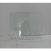 FORD COURIER - 1/1979 TO 5/1985 - 2DR UTE - PASSENGERS - LEFT SIDE FRONT DOOR GLASS - 1/4 TYPE