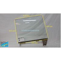 HOLDEN KINGSWOOD HQ - 7/1971 to 10/1974 - 4DR WAGON - DRIVER - RIGHT SIDE REAR DOOR GLASS - CLEAR - MADE TO ORDER