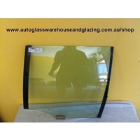 HOLDEN COMMODORE VT/VX/VY/VZ - 8/1997 to 1/2008 - 5DR WAGON - PASSENGERS - LEFT SIDE REAR DOOR GLASS