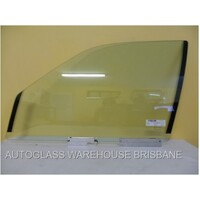 HOLDEN COMMODORE VN/VP/VR/VS - 9/1988 to 8/1997 - 4DR SEDAN/2DR UTE/4DR WAGON - PASSENGERS - LEFT SIDE FRONT DOOR GLASS - GREEN 