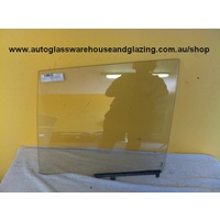 suitable for TOYOTA COROLLA AE80 AE82 - 4/1985 To 5/1989 - SEDAN/HATCH/SECA - PASSENGER - LEFT SIDE REAR DOOR GLASS