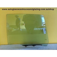 suitable for TOYOTA CAMRY SDV10 - 2/1993 to 8/1997 - 4DR SEDAN WIDEBODY - PASSENGERS - LEFT SIDE REAR DOOR GLASS