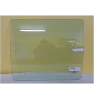 suitable for TOYOTA HILUX LN/RN50/60 - 8/1983 to 7/1988 - 4DR DUAL CAB - PASSENGERS - LEFT SIDE REAR DOOR GLASS