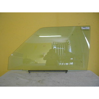 suitable for TOYOTA TARAGO YR22/23/27 - 2/1983 to 8/1990 - WAGON - PASSENGERS - LEFT SIDE FRONT DOOR GLASS - GREEN
