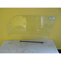 suitable for TOYOTA HIACE YH50 - 2/1983 to 10/1989 - VAN - PASSENGERS - LEFT SIDE FRONT DOOR GLASS - 1/4 TYPE -  710mm WIDE