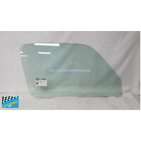 suitable for TOYOTA HIACE 100 SERIES - 10/1989 TO 1/1993 - TRADE VAN/COMMUTER - RIGHT SIDE FRONT DOOR GLASS - 10MM HOLE - GREEN