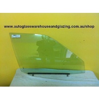 suitable for TOYOTA COROLLA AE92 -  6/1989 to 1/1994 - 4DR SEDAN/5DR HATCH - RIGHT SIDE FRONT DOOR GLASS - WITH FITTING