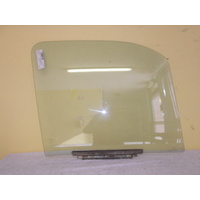 TOYOTA HILUX RZN140 - 10/1997 to 3/2005 - 4DR DUAL CAB - DRIVERS - RIGHT SIDE FRONT DOOR GLASS - 1/4 TYPE