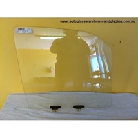 suitable for TOYOTA HILUX RN85 - LN106 - 8/1988 to 8/1997 - 4DR DUAL CAB/UTE - DRIVERS -  RIGHT SIDE FRONT DOOR GLASS - 1/4 TYPE