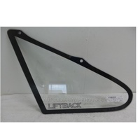 suitable for TOYOTA COROLLA AE85 SECA - 4/1985 to 2/1989 - 5DR HATCH - PASSENGER - LEFT SIDE OPERA GLASS