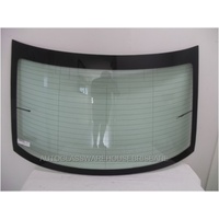 AUDI A4 B6/B7 - 7/2001 to 3/2008 - 4DR SEDAN - REAR WINDSCREEN GLASS - HEATED - GREEN