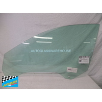 AUDI A6 C6 4B - 6/1999 to 8/2004 - 4DR SEDAN - PASSENGERS - LEFT SIDE FRONT DOOR GLASS - GREEN