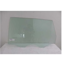 AUDI Q7 4L - 9/2006 to 6/2015 - 5DR WAGON - LEFT SIDE REAR DOOR GLASS - GREEN