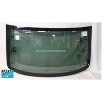 BMW 7 SERIES E65 - 2/2002 to 1/2009 - 4DR SEDAN - REAR WINDSCREEN GLASS - HEATED - GREEN (INCL ANTENNA - TV/ GPS/TELEPHONE ANTENNA)