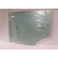 BMW 7 SERIES F01 - 3/2009 to 10/2015 - SWB - 4DR SEDAN - PASSENGERS - LEFT SIDE REAR DOOR GLASS - GREEN 