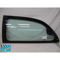 CHRYSLER VOYAGER LWB  - 5/2001 to 5/2007 - 5DR WAGON - PASSENGERS - LEFT SIDE REAR CARGO GLASS - GREEN (NO AERIAL - 1100mm)
