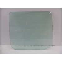 FORD ESCORT MK 11 - 1974 TO 1981 - 4DR SEDAN - DRIVERS - RIGHT SIDE REAR DOOR GLASS - GREEN