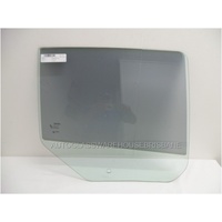 DODGE CALIBER PM - 8/2006 to 12/2011 - 5DR HATCH - RIGHT SIDE REAR DOOR GLASS (1 HOLE) - GREEN 