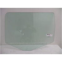 DODGE NITRO KA - 9/2007 to 12/2011 - 4DR SUV - PASSENGERS - LEFT SIDE REAR DOOR GLASS - GREEN 