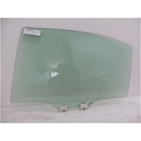 HONDA ACCORD EURO CU - 6/2008 to 12/2015 - 4DR SEDAN - PASSENGERS - LEFT SIDE REAR DOOR GLASS - WITH FITTING - GREEN