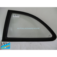 HYUNDAI EXCEL X3 - 9/1994 to 4/2000 - 3DR HATCH - PASSENGERS - LEFT SIDE REAR OPERA GLASS - ENCAPSULATED