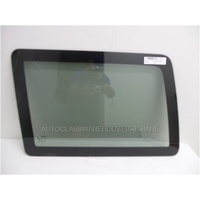 JEEP COMMANDER XH - 5/2006 to 3/2010 - 4DR WAGON - PASSENGERS - LEFT SIDE REAR CARGO GLASS - GREEN