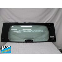 JEEP COMMANDER XH - 5/2006 to 12/2010 - 4DR WAGON - REAR WINDSCREEN GLASS - HEATED, 6 HOLES - GREEN