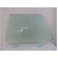 SUBARU LIBERTY 1ST GEN - 1/1989 to 1/1994 - 4DR WAGON - PASSENGERS - LEFT SIDE REAR DOOR GLASS