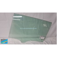 MERCEDES BENZ R CLASS 251 SERIES 4WD - 4/2006 TO 12/2013 - 5DR SUV - PASSENGERS - LEFT SIDE REAR DOOR GLASS - 750 wide - GREEN 