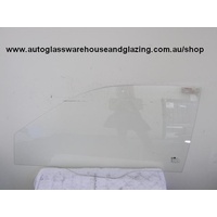 DAEWOO LANOS SE - 8/1997 to 1/2004 - 3DR HATCH - PASSENGER - LEFT SIDE FRONT DOOR GLASS