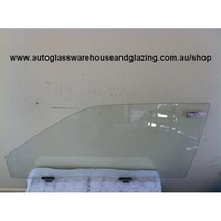 DAIHATSU MIRA L201 - 11/1990 to 2/1995 - 3DR HATCH - PASSENGERS - LEFT SIDE FRONT DOOR GLASS