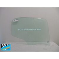 PEUGEOT 206 VF32AN - 10/1999 TO 5/2007 - 5DR HATCH - DRIVERS - RIGHT SIDE REAR DOOR GLASS - GREEN