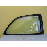 PROTON SATRIA GL - 2/1997 to 2/2005 - 3DR HATCH - DRIVERS - RIGHT SIDE OPERA GLASS - NOT ENCAPSULATED - GREEN